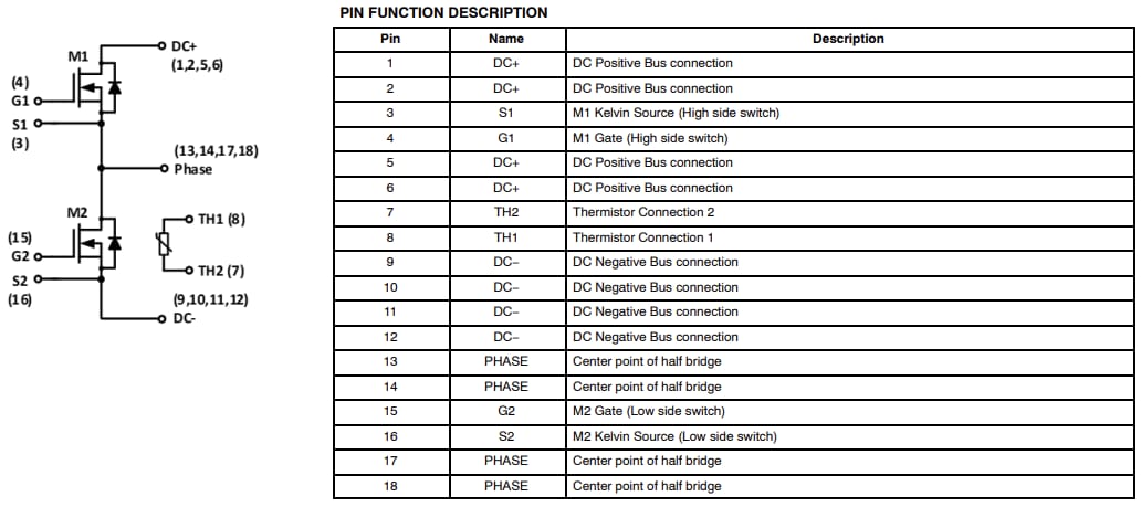 Schéma - onsemi Modules au carbure de silicium (SiC) NXH0xxP120M3F1